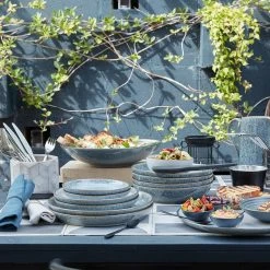 Studio Grey Small Coupe Plate (Set of 4) by Denby -Dinnerware Shop gray denby dinner plates stg 008g 4 31 1000