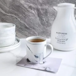 32-Piece Casual Gray Porcelain Dinnerware Set (Set for 8) by STONE LAIN -Dinnerware Shop gray stone lain dinnerware sets blb0463 b020002 44 1000