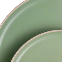 Serenade 16-Piece Green Round Stoneware Dinnerware Set by GIBSON elite -Dinnerware Shop green gibson elite dinnerware sets 985114545m fa 1000