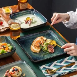 Stern 16-Piece Green Stoneware Dinnerware Set (Service for 4) by vancasso 17 Stern 16-Piece Green Stoneware Dinnerware Set (Service for 4) by vancasso -Dinnerware Shop green vancasso dinnerware sets vc stern g sl 31 1000