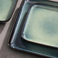 Stern 16-Piece Green Stoneware Dinnerware Set (Service for 4) by vancasso 12 Stern 16-Piece Green Stoneware Dinnerware Set (Service for 4) by vancasso -Dinnerware Shop green vancasso dinnerware sets vc stern g sl 4f 1000