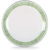 12.5 in. Green Scallops Enamelware Round Charger Plate Set of 2 by Golden Rabbit -Dinnerware Shop greens golden rabbit charger plates gs36s2 64 1000
