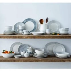 Grey/White Hammock Porcelain Dots Coupe Appetizer Plate 6-1/2 in. (Set of 4) by Noritake 8 Grey/White Hammock Porcelain Dots Coupe Appetizer Plate 6-1/2 in. (Set of 4) by Noritake -Dinnerware Shop grey noritake salad plates dessert plates 9353 404bd 4f 1000