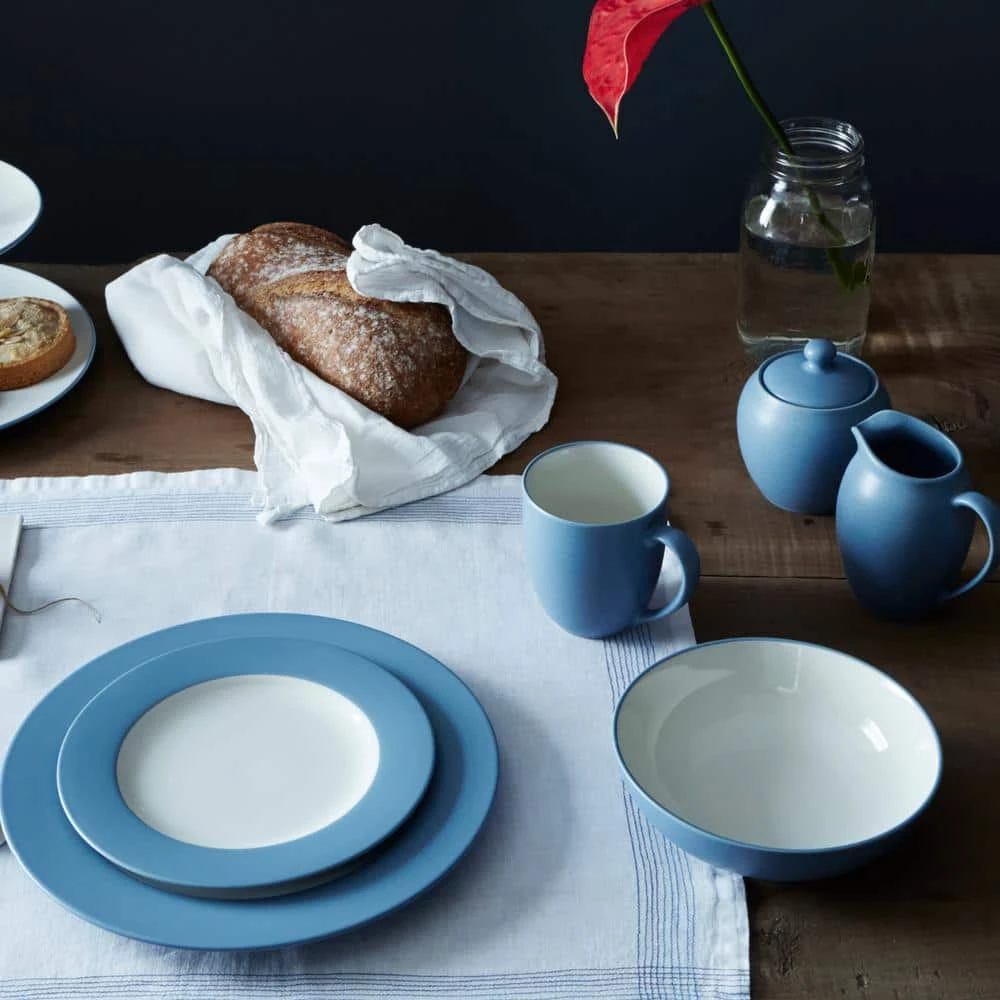 Colorwave Ice Light Blue Stoneware Coupe Dinner Plate 10-1/2 in. (Set of 4) by Noritake 7 Colorwave Ice Light Blue Stoneware Coupe Dinner Plate 10-1/2 in. (Set of 4) by Noritake - Image 5