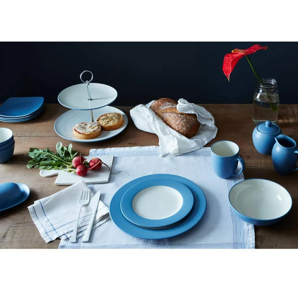 Colorwave Ice Light Blue Stoneware Coupe Dinner Plate 10-1/2 in. (Set of 4) by Noritake 8 Colorwave Ice Light Blue Stoneware Coupe Dinner Plate 10-1/2 in. (Set of 4) by Noritake - Image 6