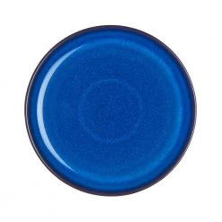 Imperial Blue Medium Coupe Plate by Denby