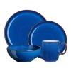 4-Piece Imperial Blue Coupe Dinnerware Set by Denby -Dinnerware Shop imperial blue denby dinnerware sets imp 100b 64 1000
