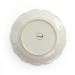 16-Piece Contessa Embossed Ivory Stoneware Dinnerware Set (Service for 4) by Elama -Dinnerware Shop ivory elama dinnerware sets 985114759m 1d 1000