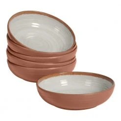 Azria Melamine Dinner Bowls in Ivory (Set of 6) by Home Decorators Collection