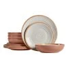 Azria Melamine Dinnerware Set in Ivory (Service for 4) by Home Decorators Collection -Dinnerware Shop ivory home decorators collection dinnerware sets pan1085mdsbi 64 1000