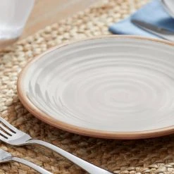 Azria Melamine Salad Plates in Ivory (Set of 6) by Home Decorators Collection -Dinnerware Shop ivory home decorators collection salad plates dessert plates pan1085msrsi a0 1000