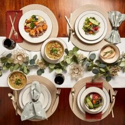 12-Piece Monroe Ivory Stoneware Dinnerware Set (Service for 4) by Tabletops Gallery 11 12-Piece Monroe Ivory Stoneware Dinnerware Set (Service for 4) by Tabletops Gallery -Dinnerware Shop ivory tabletops gallery dinnerware sets ttu b0594 ec 77 1000