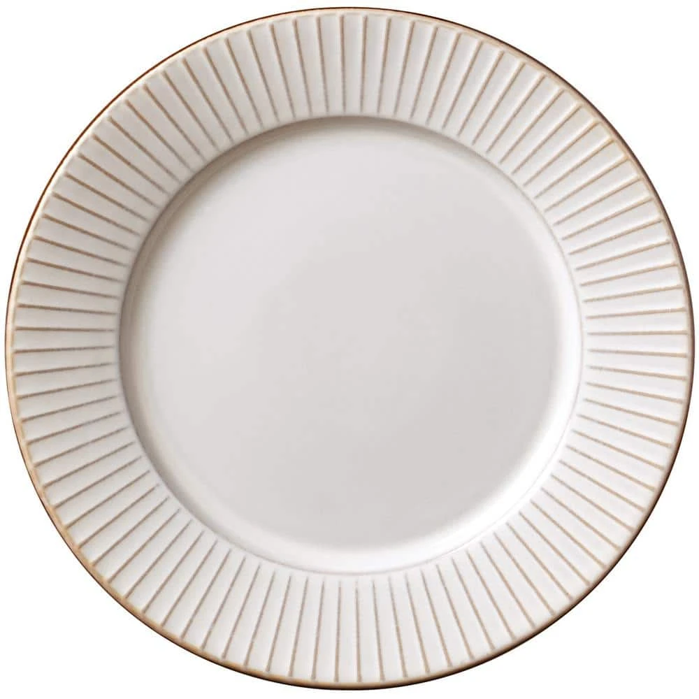12-Piece Monroe Ivory Stoneware Dinnerware Set (Service for 4) by Tabletops Gallery 6 12-Piece Monroe Ivory Stoneware Dinnerware Set (Service for 4) by Tabletops Gallery - Image 4
