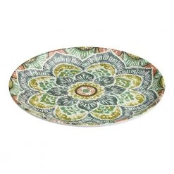 Taryn Melamine Accent Plates in Jetsetter Medallion (Set of 6) by StyleWell -Dinnerware Shop jetsetter medallion stylewell salad plates dessert plates nn0479mdl 66 1000