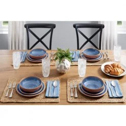 Azria Melamine Dinner Bowls in Laguna Blue (Set of 6) by Home Decorators Collection -Dinnerware Shop laguna blue home decorators collection bowls pan5080tmblb 1d 1000