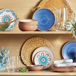 Azria Melamine Dinnerware Set in Laguna Blue (Service For 4) by Home Decorators Collection -Dinnerware Shop laguna blue home decorators collection dinnerware sets pan1085mbdsb 1f 1000