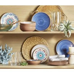 Azria Melamine Dinnerware Set in Laguna Blue (Service For 4) by Home Decorators Collection -Dinnerware Shop laguna blue home decorators collection dinnerware sets pan1085mbdsb 44 1000