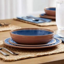 Azria Melamine Dinnerware Set in Laguna Blue (Service For 4) by Home Decorators Collection -Dinnerware Shop laguna blue home decorators collection dinnerware sets pan1085mbdsb a0 1000