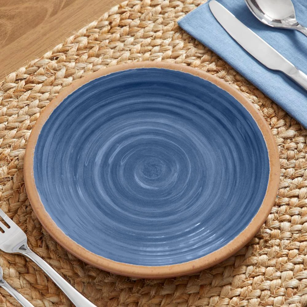 Azria Melamine Salad Plates in Laguna Blue (Set of 6) by Home Decorators Collection 5 Azria Melamine Salad Plates in Laguna Blue (Set of 6) by Home Decorators Collection - Image 3