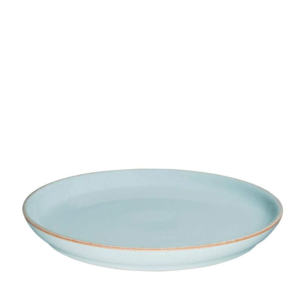 Heritage Pavilion Light Blue Coupe Dinner Plate by Denby 4 Heritage Pavilion Light Blue Coupe Dinner Plate by Denby - Image 2