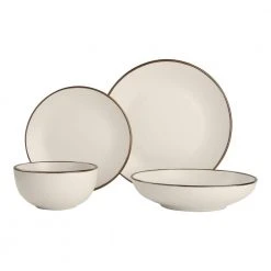 16-Piece Stoneware Metallic Edge Dinnerware Set in Luxe Ivory (Service for 4) by StyleWell 13 16-Piece Stoneware Metallic Edge Dinnerware Set in Luxe Ivory (Service for 4) by StyleWell -Dinnerware Shop luxe ivory stylewell dinnerware sets hd2112008 66 1000
