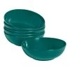 Taryn Melamine Dinner Bowls in Gloss Malachite Green (Set of 6) by StyleWell -Dinnerware Shop malachite green stylewell bowls aa5349mal 64 1000