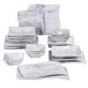Flora 26-Piece Marble Gray Porcelain Dinnerware Set with Dinner,Soup ,Dessert Plates(Service for 6) by MALACASA -Dinnerware Shop marble grey malacasa dinnerware sets flora 26 grey 64 1000