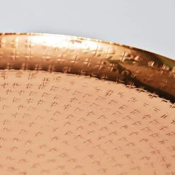 13 in. 100% Pure Hammered Copper Charger Plate For Thanksgiving, Christmas, Holidays and Everyday Use or Home Decor by Alchemade 7 13 in. 100% Pure Hammered Copper Charger Plate For Thanksgiving, Christmas, Holidays and Everyday Use or Home Decor by Alchemade -Dinnerware Shop metallics alchemade charger plates alch 5815 4f 1000