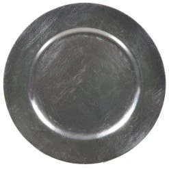 Home Essentials & Beyond 13 in. 4-Piece Classic Silver Plate Charger Set by HOME ESSENTIALS AND BEYOND