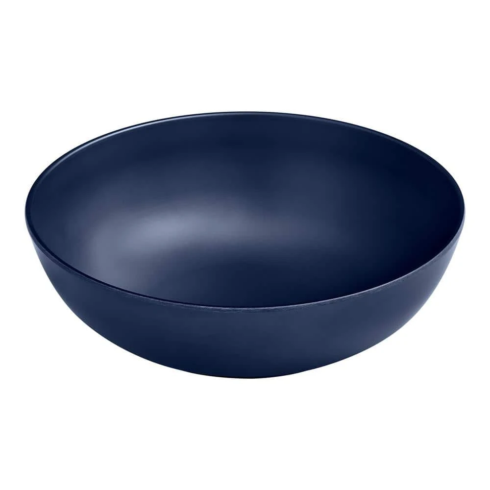Taryn Melamine Dinner Bowls in Matte Midnight Blue (Set of 6) by StyleWell 8 Taryn Melamine Dinner Bowls in Matte Midnight Blue (Set of 6) by StyleWell - Image 6