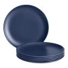 Taryn Melamine Salad Plates in Matte Midnight Blue (Set of 6) by StyleWell 2 Taryn Melamine Salad Plates in Matte Midnight Blue (Set of 6) by StyleWell -Dinnerware Shop midnight blue stylewell salad plates dessert plates aa5479mid 64 1000