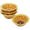 Sunset Sunflower Multi-color 3-D Ice Cream Bowl (Set of 4) by Certified International -Dinnerware Shop multi color certified international bowls 22237set4 64 1000
