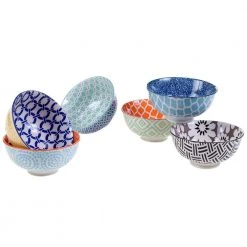 Chelsea Multi-color Bowls (Set of 6) by Certified International