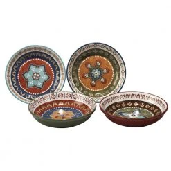 Monterrey 9.25 in. Multi-Colored Soup/Pasta Bowl (Set of 4) by Certified International