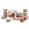 Red Truck Snowman 16-Piece Multi-Colored Earthenware Dinnerware Set Service for 4 by Certified International 2 Red Truck Snowman 16-Piece Multi-Colored Earthenware Dinnerware Set Service for 4 by Certified International -Dinnerware Shop multi colored certified international dinnerware sets 97616rm 64 1000