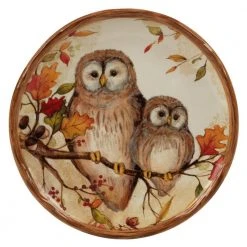 Pine Forest 6 in. Multicolored Canape Plates (Set of 4) by Certified International -Dinnerware Shop multi colored certified international salad plates dessert plates 37206set4 44 1000