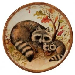 Pine Forest 6 in. Multicolored Canape Plates (Set of 4) by Certified International -Dinnerware Shop multi colored certified international salad plates dessert plates 37206set4 c3 1000