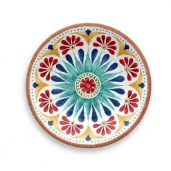 Rio Medallion Assorted Melamine Salad Plate (Set of 6) by TarHong