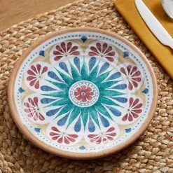 Azria Melamine Salad Plates in Multicolor Medallion (Set of 6) by Home Decorators Collection 11 Azria Melamine Salad Plates in Multicolor Medallion (Set of 6) by Home Decorators Collection -Dinnerware Shop multi medallion home decorators collection salad plates dessert plates pan1085msro 40 1000