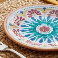 Azria Melamine Salad Plates in Multicolor Medallion (Set of 6) by Home Decorators Collection 12 Azria Melamine Salad Plates in Multicolor Medallion (Set of 6) by Home Decorators Collection -Dinnerware Shop multi medallion home decorators collection salad plates dessert plates pan1085msro a0 1000