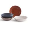 Siterra Painter's Palette 31.5 fl.oz Multi Assorted Colors Stoneware Soup Bowls (Set of 4) by Sango -Dinnerware Shop multi sango bowls 4161mx531acq90 64 1000
