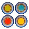 Tequila Sunrise 11 in. Multi-Colored Dinner Plate (Set of 4) by Certified International -Dinnerware Shop multicolor certified international dinner plates 43530set 4 64 1000