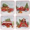 Home For Christmas Multicolor Dessert Plate (Set of 4) by Certified International 2 Home For Christmas Multicolor Dessert Plate (Set of 4) by Certified International -Dinnerware Shop multicolor certified international salad plates dessert plates 22781set4 64 1000