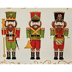 Holiday Magic Nutcracker 9 in. Multicolored Earthenware Dessert Plate (Set of 4) by Certified International -Dinnerware Shop multicolor certified international salad plates dessert plates 37320set4 4f 1000