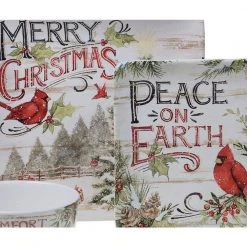 Evergreen Christmas 22 oz. Multicolored Earthenware Ice Cream Bowl (Set of 4) by Certified International 6 Evergreen Christmas 22 oz. Multicolored Earthenware Ice Cream Bowl (Set of 4) by Certified International -Dinnerware Shop multicolored certified international bowls 28348set4 c3 1000