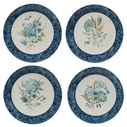 Bohemian Blue Multicolored Dinner Plate (Set of 4) by Certified International