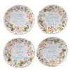 6 in. Christmas Story Multicolored Earthenware Canape Plate (Set of 4) by Certified International -Dinnerware Shop multicolored certified international salad plates dessert plates 28375set4 64 1000