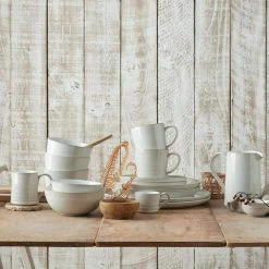 Natural Canvas Off-White Textured Coupe Dinner Plate (Set of 4) by Denby -Dinnerware Shop off white denby dinner plates cnv 003c 4 31 1000