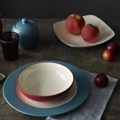 Colorwave 7 in. 22 (fl.oz.) Raspberry Red Stoneware Cereal Bowl/Soup Bowl (Set of 4) by Noritake -Dinnerware Shop raspberry noritake bowls 8045 500d 44 1000