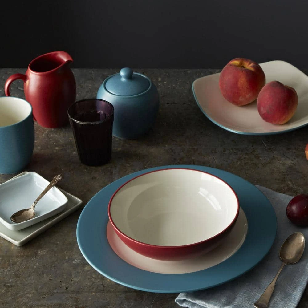 Colorwave 20 (fl.oz.) Raspberry Red Stoneware Rice Bowl 5-3/4 in. (Set of 4) by Noritake 8 Colorwave 20 (fl.oz.) Raspberry Red Stoneware Rice Bowl 5-3/4 in. (Set of 4) by Noritake - Image 6